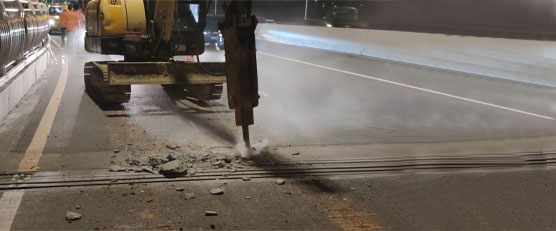 廣州獵德大橋伸縮縫損壞更換HDC-480型鑄造型靜音橋梁伸縮縫