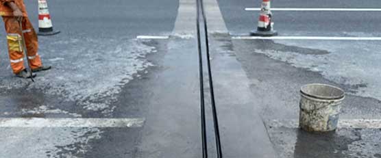 D160型橋梁伸縮縫施工案例-廣樂高速橋梁伸縮縫損壞更換