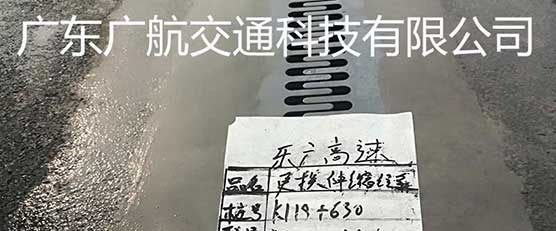 樂廣高速D160型毛勒縫更換160型HDC鑄造型靜音橋梁伸縮縫裝置更換項目施工